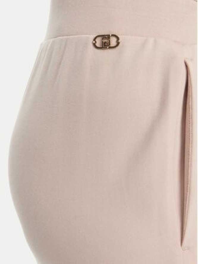 Liu Jo Sport Spodnie dresowe TA5303 J5942 Beżowy Regular Fit