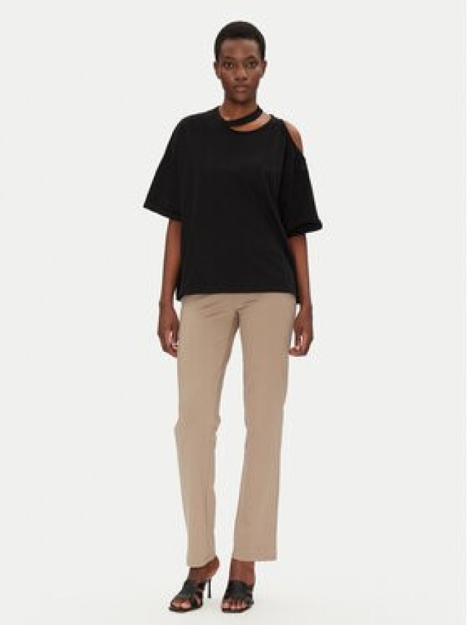 Fransa Spodnie materiałowe 20615363 Beżowy Regular Fit