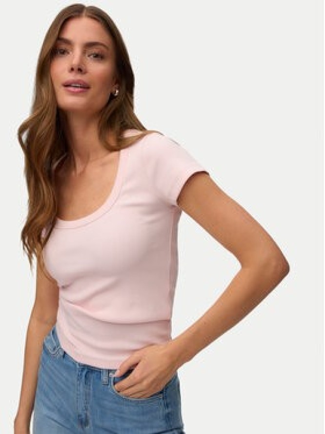 Vero Moda T-Shirt Chloe 10344953 Różowy Regular Fit
