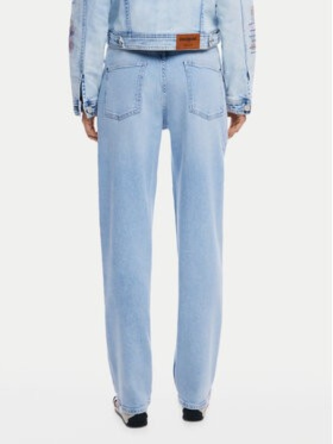 Desigual Jeansy Hawai 25SWDD13 Niebieski Mom Fit