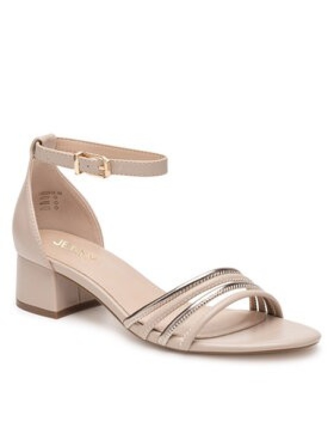 JENNY Sandały LS6026-06 Beżowy