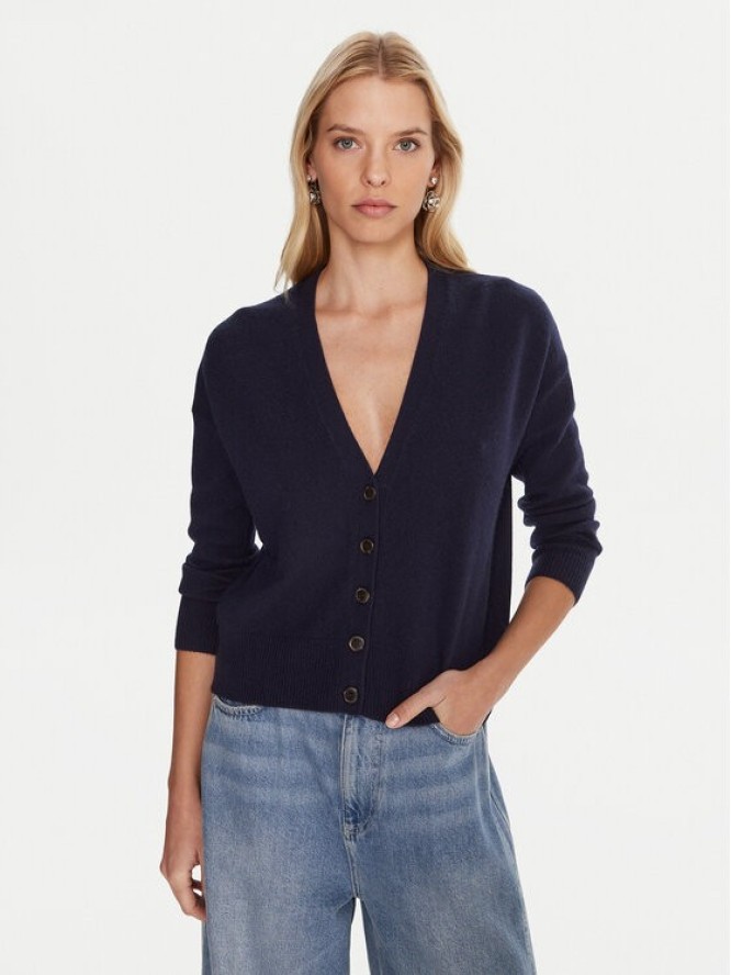 Marella Kardigan Chicco 2523346044 Granatowy Loose Fit