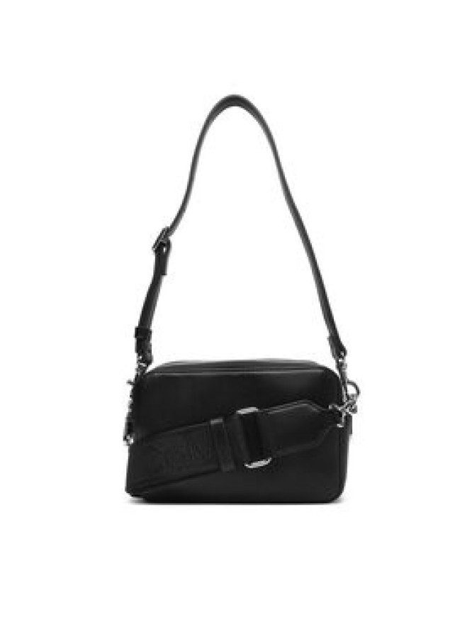 Calvin Klein Torebka Webbing Double Strap Camera Bag LV04F3165G Czarny