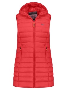 Geographical Norway Kamizelka pikowana "Vatikolor" w kolorze czerwonym rozmiar: M