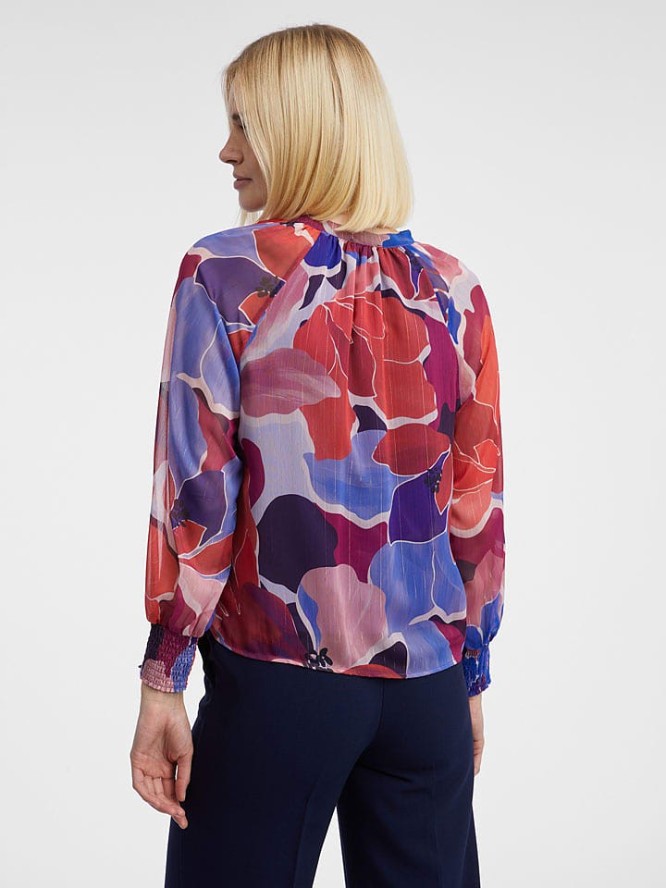 orsay Bluzka w kolorze fioletowo-czerwonym rozmiar: 34