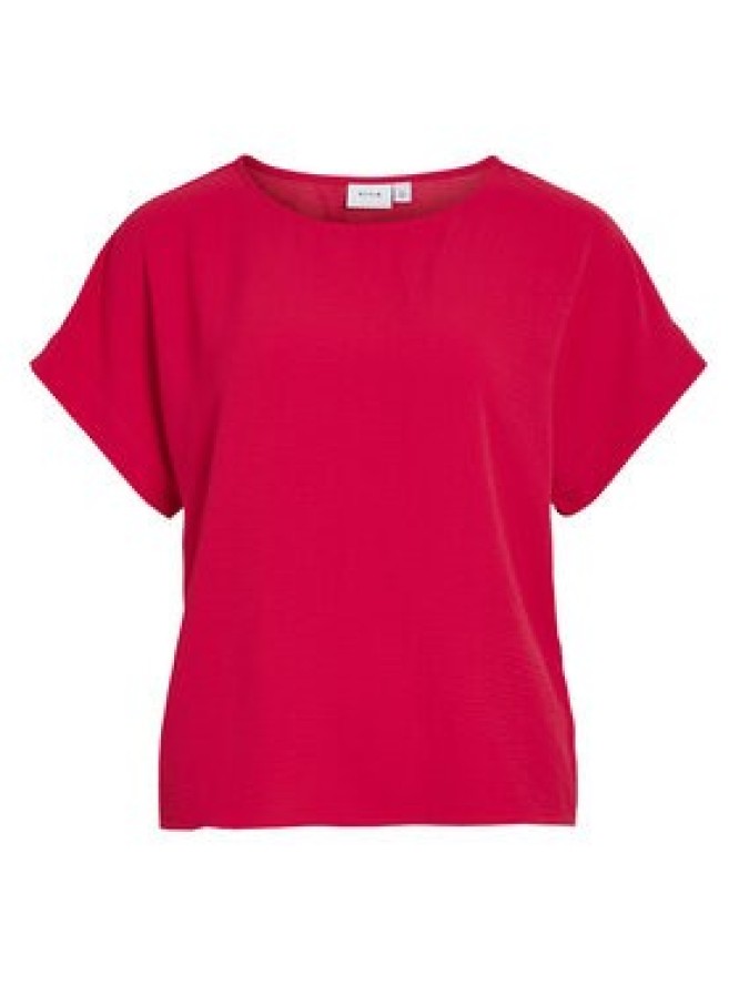 Vila T-Shirt Josa 14101663 Różowy Regular Fit
