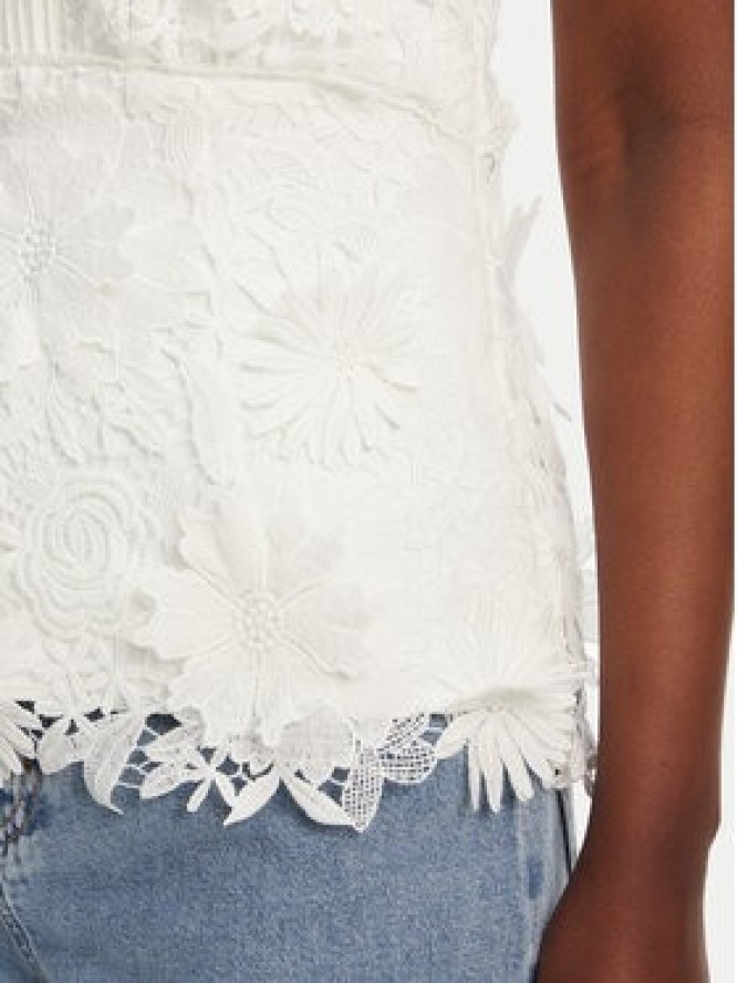 Bardot Bluzka Remy Sleeveless 59846TB Biały Regular Fit