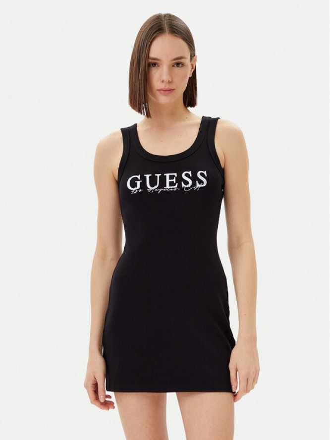 Guess Sukienka codzienna V5GK06 K8RT2 Czarny Slim Fit