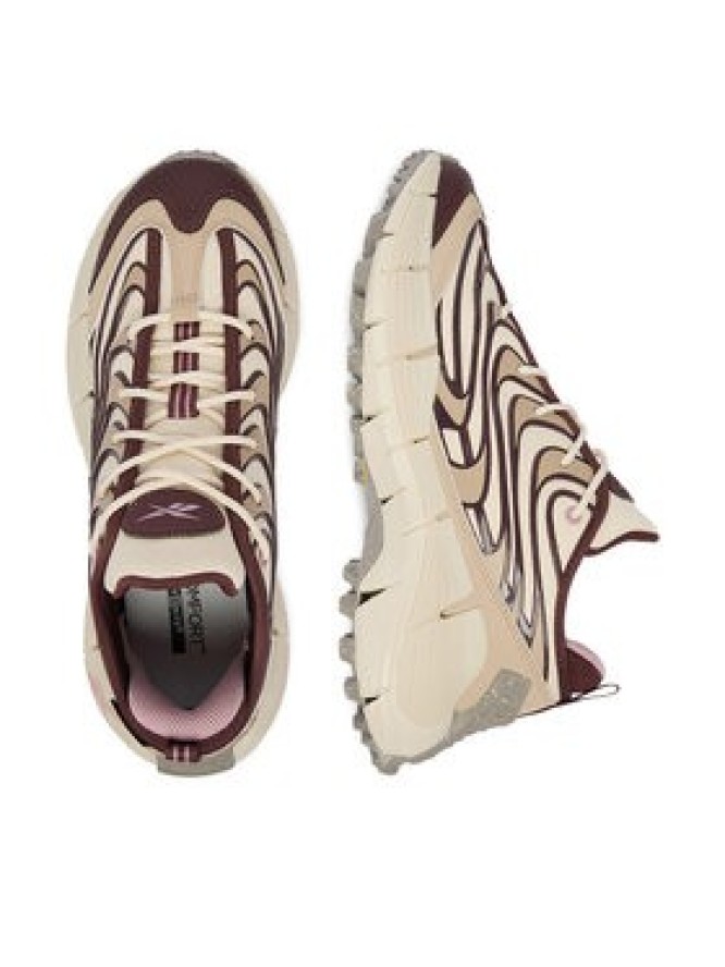 Reebok Buty do biegania EO-ZIG KINETICA 3.5 EDGE 100263274 Beżowy