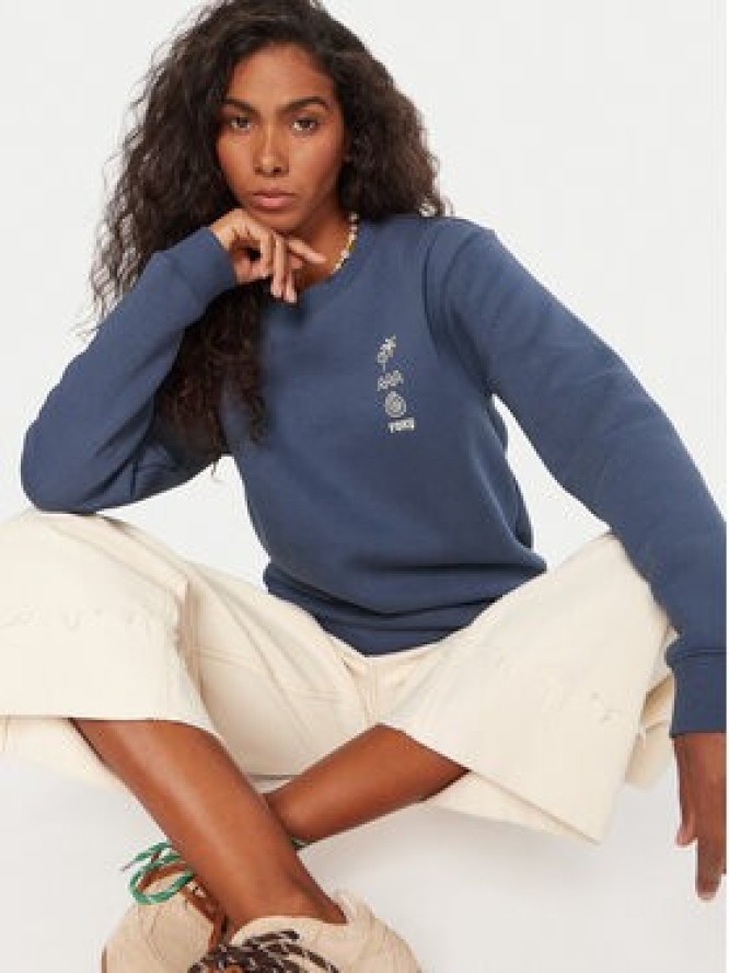 Roxy Bluza Surf Stoked ERJFT05018 Niebieski Regular Fit