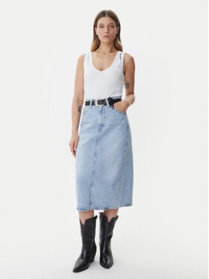 Levi's® Spódnica jeansowa 001VH-0001 Niebieski Regular Fit