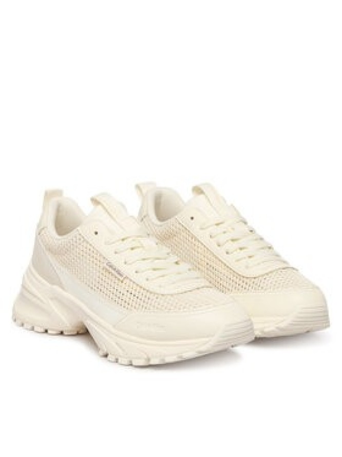 Calvin Klein Sneakersy Hike Runner Lup Lin Mesh HW0HW03000 Biały