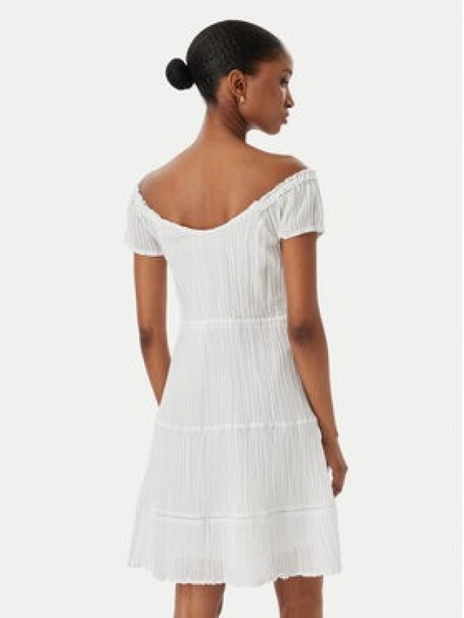 Guess Sukienka letnia W5GK0A WE340 Biały Regular Fit