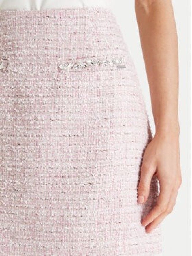 Guess Spódnica mini W6RD56 WJ632 Różowy Regular Fit