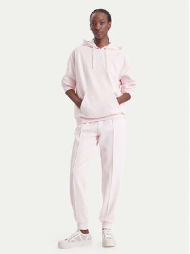 Guess Bluza V6BQ17 K6354 Różowy jasny Oversize