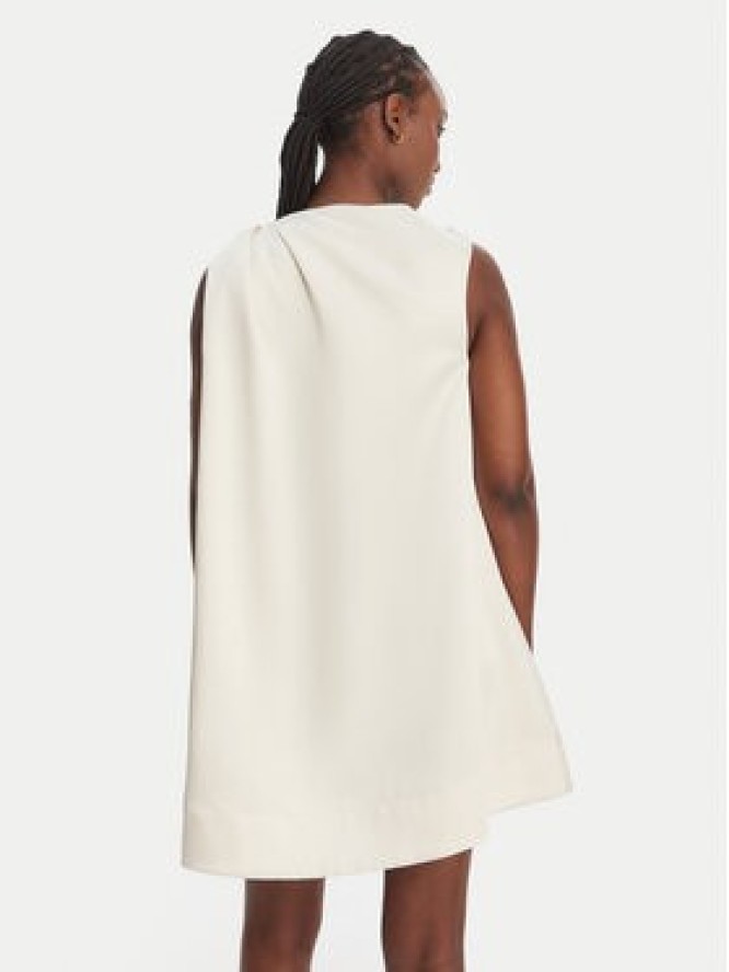 Eleh Sukienka koktajlowa SS260328 Biały Relaxed Fit