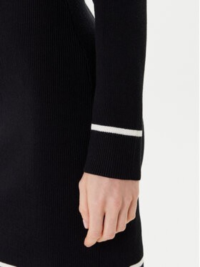 Liu Jo Sukienka dzianinowa TF5253 MS63L Czarny Regular Fit