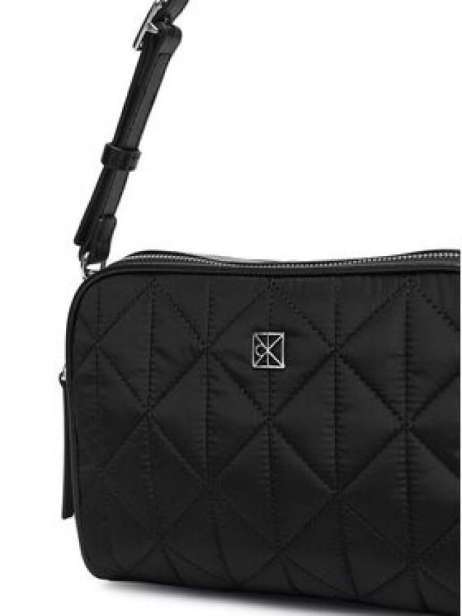 Calvin Klein Torebka Emblem Aop Jacquard Bucket LV04F3648G Czarny