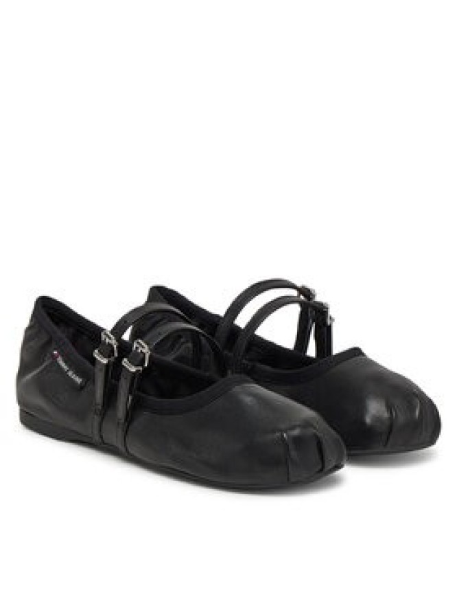 Tommy Jeans Baleriny Ballerina EN0EN02720 Czarny