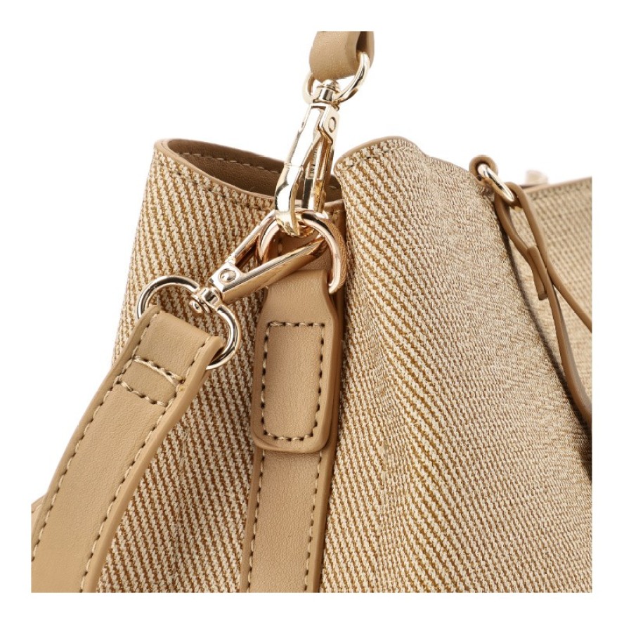 Brązowy Kuferek Big Star Modna Torebka Damska