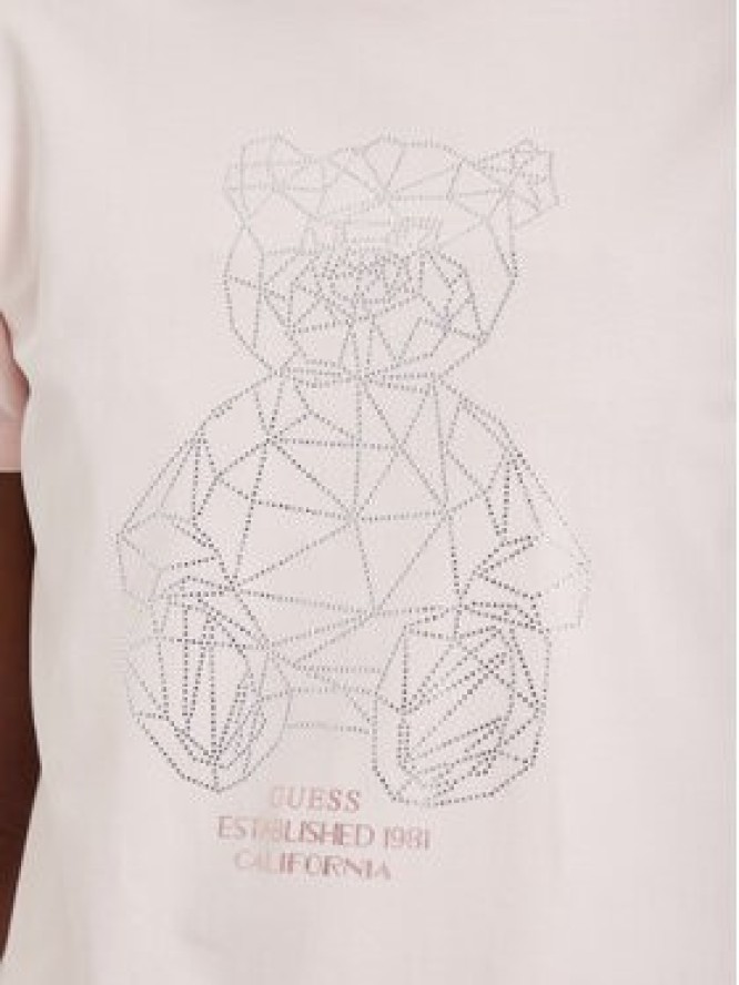 Guess T-Shirt V6GI12 K3325 Różowy Regular Fit