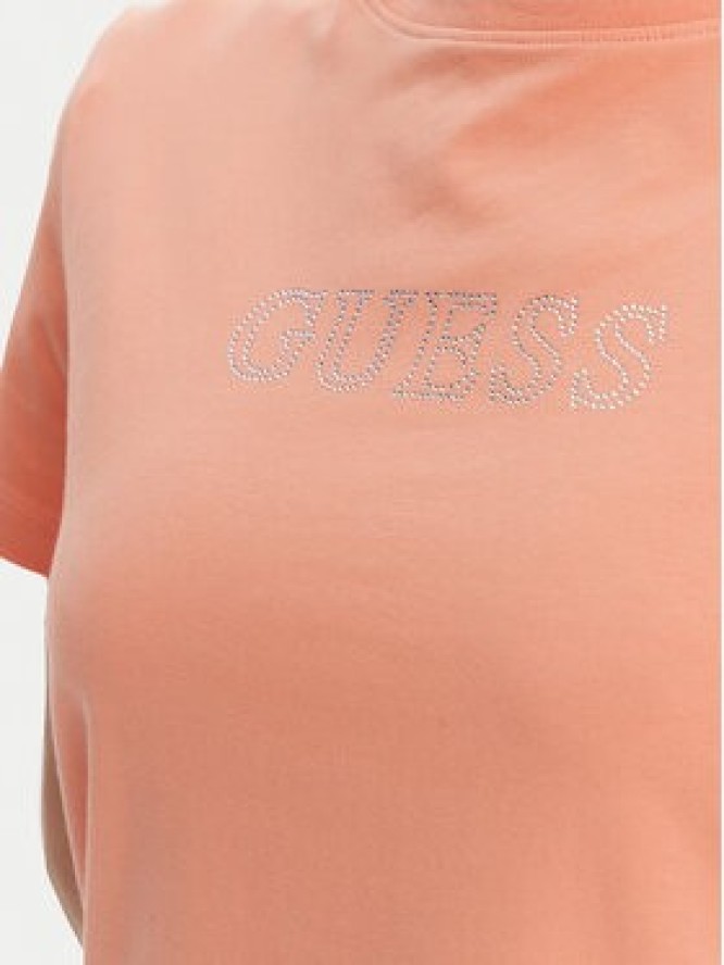 Guess T-Shirt V3BI11 J1314 Pomarańczowy Regular Fit