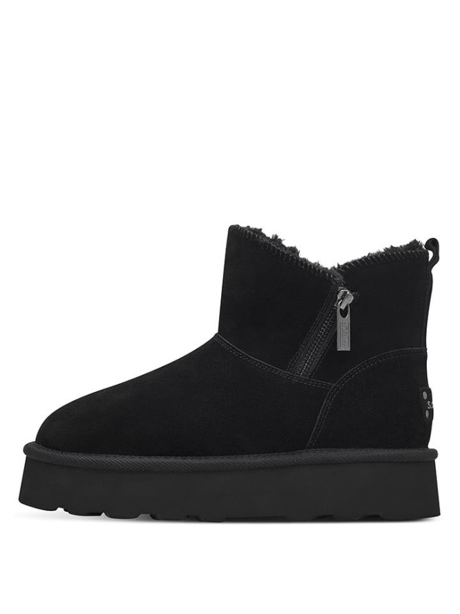 s.Oliver Skórzane botki w kolorze czarnym rozmiar: 39