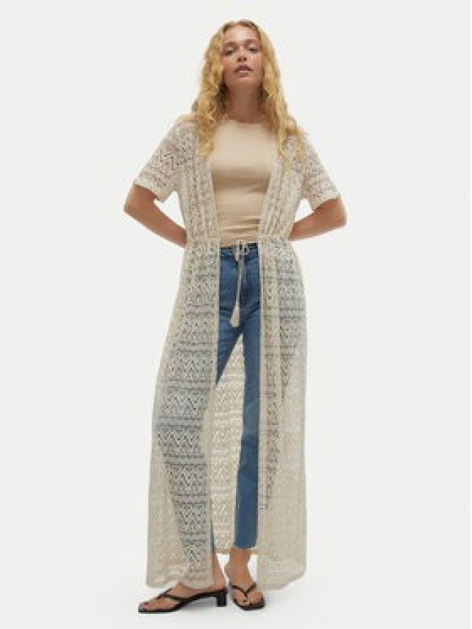 Vero Moda Kardigan Maya 10304466 Beżowy Regular Fit