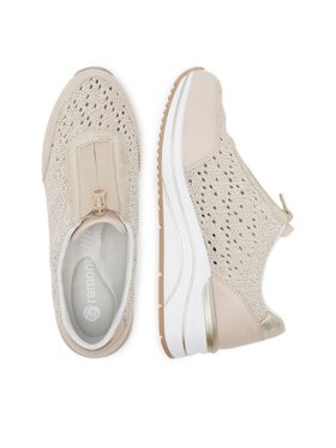 Remonte Półbuty D0T15-60 Beżowy