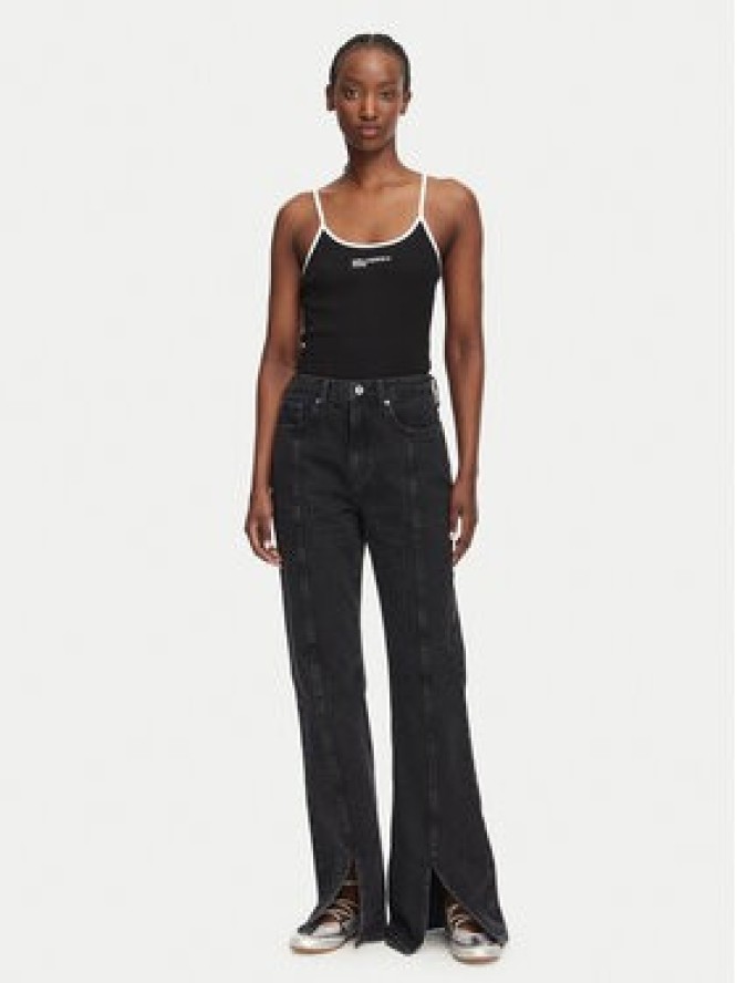 Karl Lagerfeld Jeans Jeansy B3W10063 Czarny Flare Fit