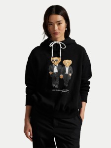 Polo Ralph Lauren Bluza 211A87106001 Czarny Relaxed Fit