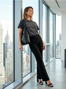 Koszulka z krótkim rękawem - szary