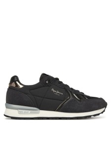Pepe Jeans Sneakersy Brit Mirror W PLS400004 Czarny