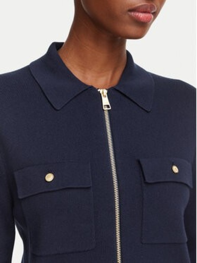 Tommy Hilfiger Kardigan WW0WW51415 Granatowy Regular Fit