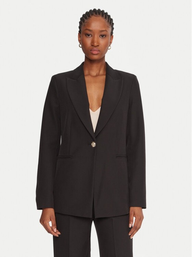 Maryley Marynarka 25IB187/M06/43NE Czarny Regular Fit