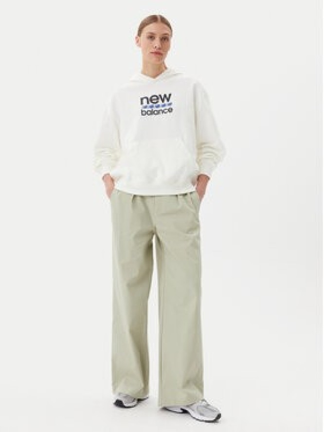 New Balance Spodnie materiałowe Boylston WP51538 Zielony Relaxed Fit