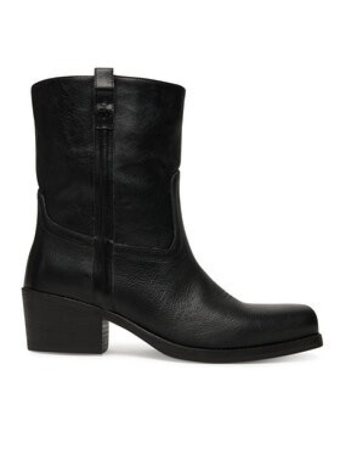 Weekend Max Mara Botki Ranch 2525796034600 Czarny