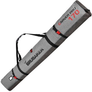 BRUBAKER Carver Performance torba na narty 170 cm czarno szara