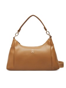 Tommy Hilfiger Torebka Th Essential Shoulder Bag AW0AW18373 Brązowy