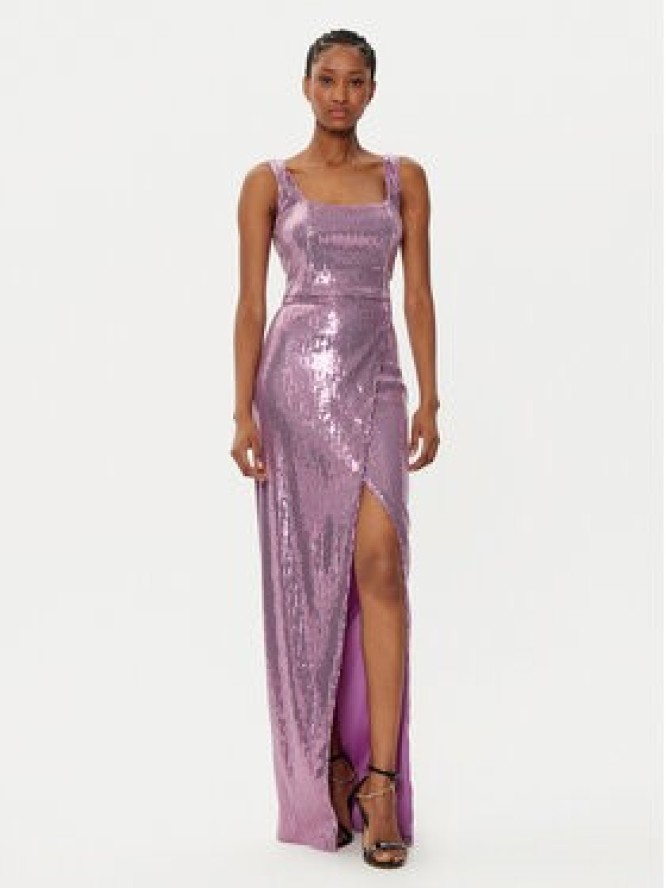 Fracomina Spódnica maxi FQ24WG3001W66701 Fioletowy Slim Fit