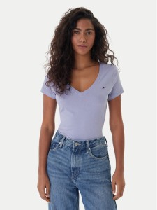 Tommy Jeans T-Shirt DW0DW20458 Niebieski Slim Fit