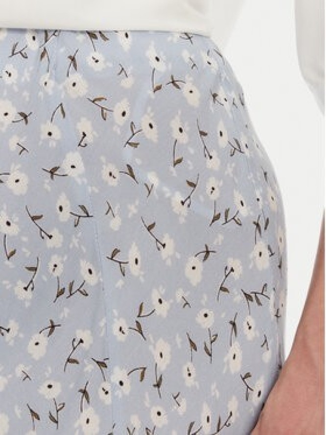 Pieces Spódnica midi Nya 17147811 Błękitny Regular Fit