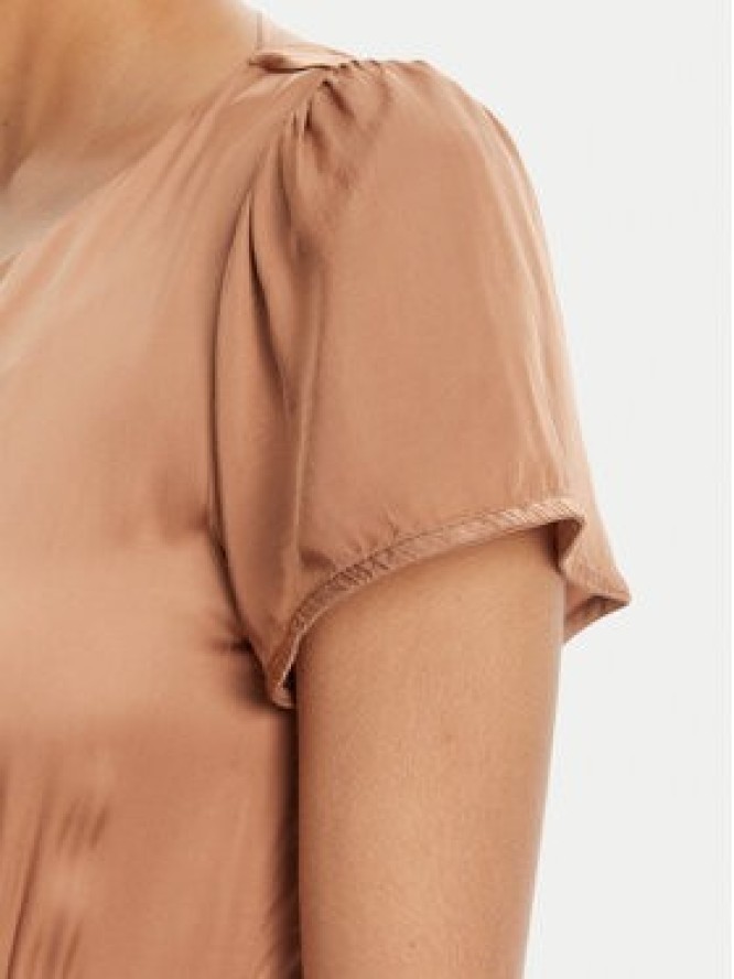 ViCOLO Sukienka wieczorowa TD0767 Brązowy Regular Fit