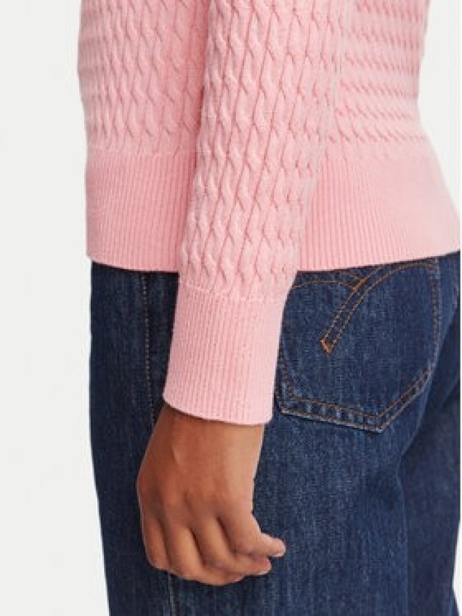 Tommy Hilfiger Sweter WW0WW44987 Różowy jasny Regular Fit
