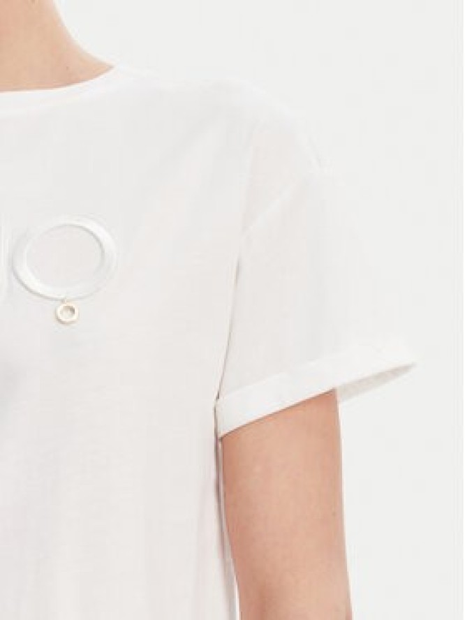 Liu Jo T-Shirt WA5007 JS923 Biały Relaxed Fit