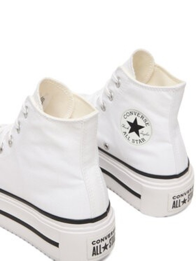 Converse Trampki Chuck Taylor All Star Lift Double Stack A12976C Biały