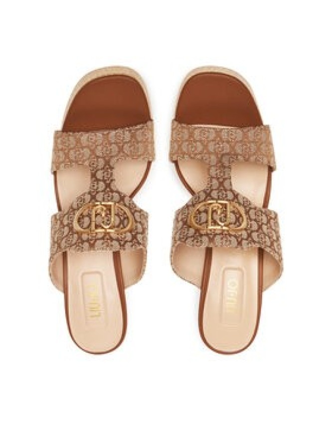 Liu Jo Klapki Karen 08 SA5043 TX439 Beżowy