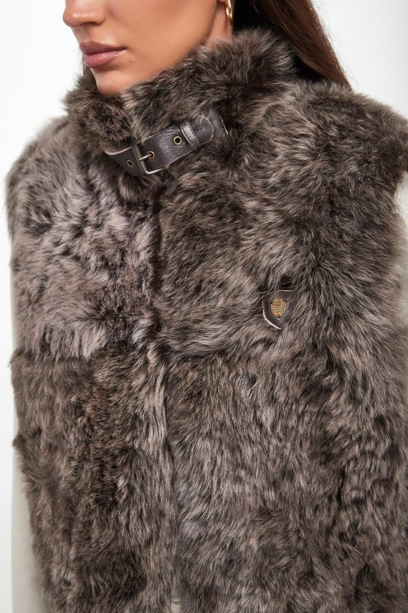 Kamizelka damska futrzana/kożuch AERONAUTICA MILITARE