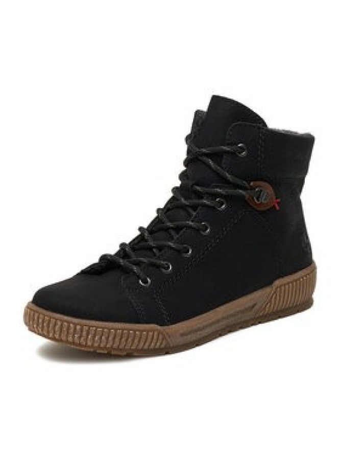 Rieker Botki N0730-00 Czarny