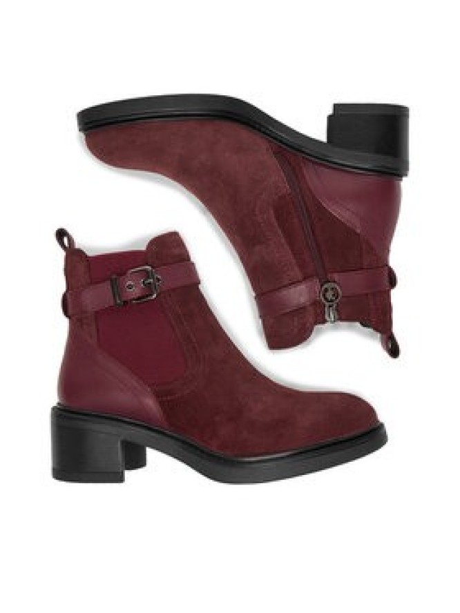 U.S. Polo Assn. Botki CEO-KATERI001W/ELE1 Bordowy